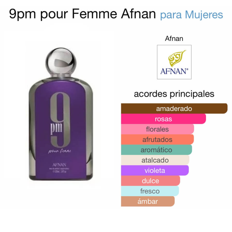 Afnan 9pm pour Femme Eau de Parfum 100 ml - Imagen 2