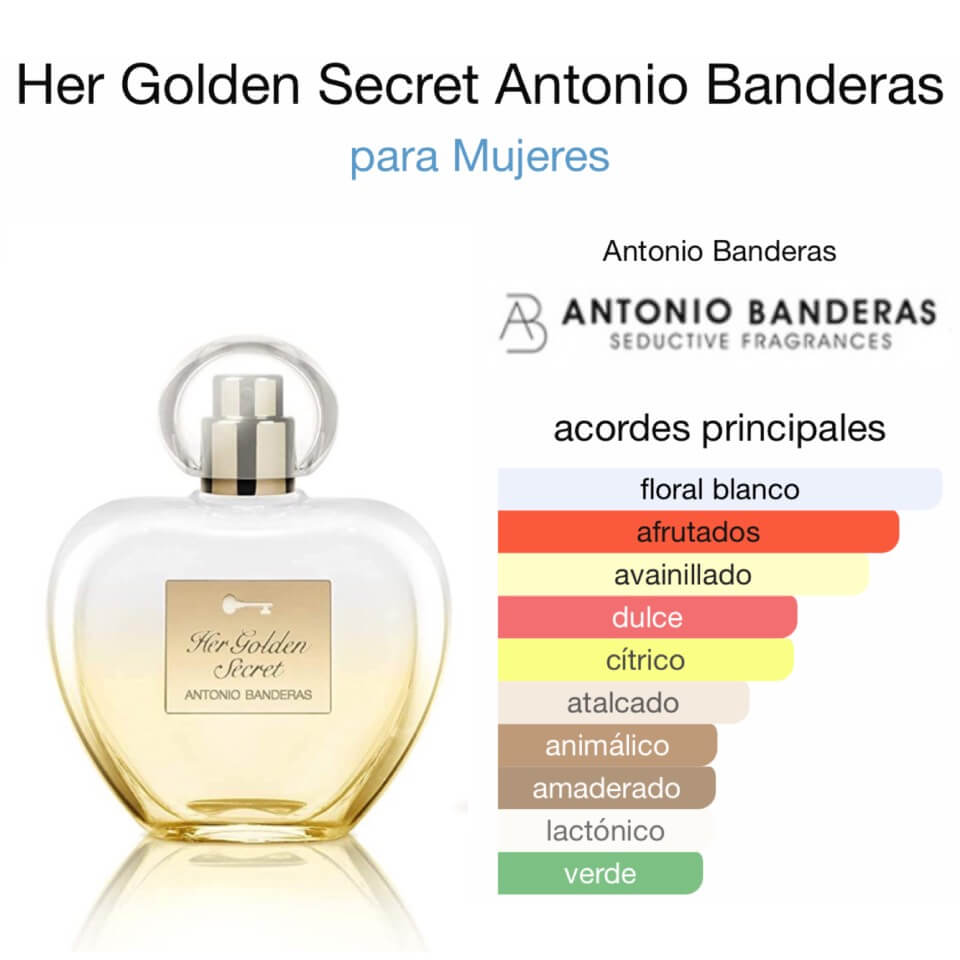 Antonio Banderas Her Golden Secret 80 ml - Imagen 2