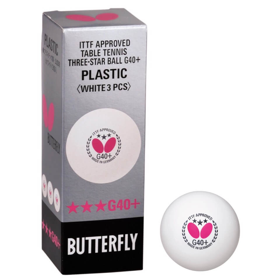 Butterfly Bola 3-Star G40+ (3 unidades)