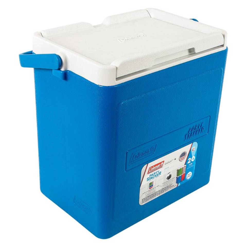 Coleman Hielera Apilable Party Stacker 20 latas - 18Qt - Azul - Imagen 2