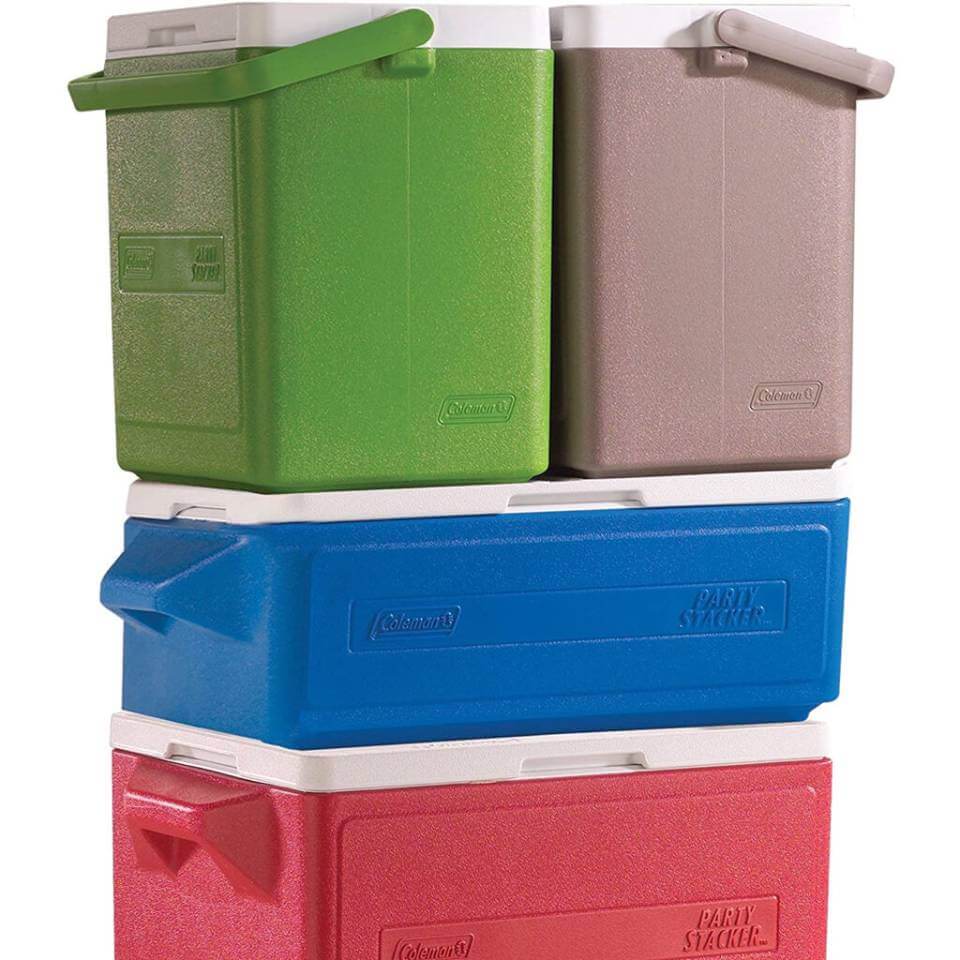 Coleman Hielera Apilable Party Stacker 20 latas - 18Qt - Azul - Imagen 4
