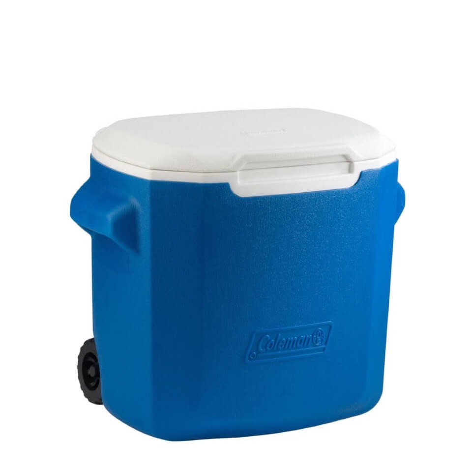 Coleman Hielera con ruedas Performance - 28Qt - Azul