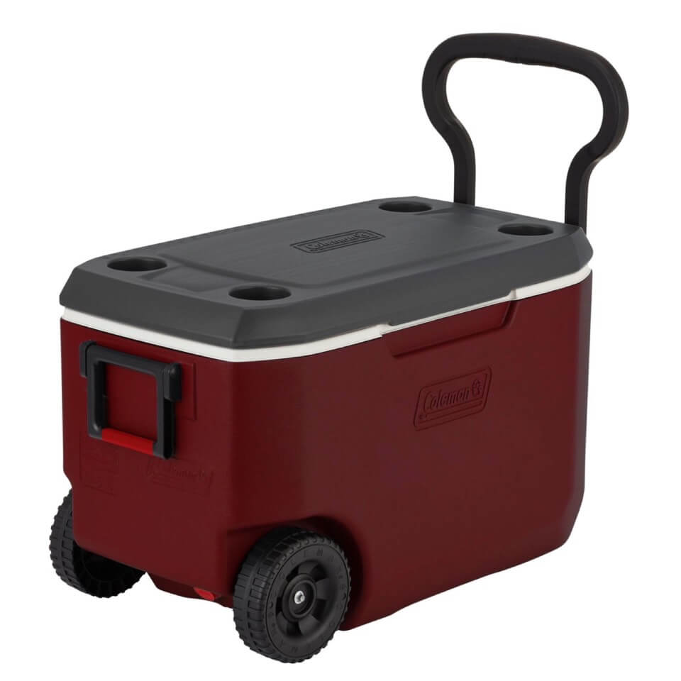 Coleman Hielera con ruedas Xtreme 5- 62 Qt - Roja