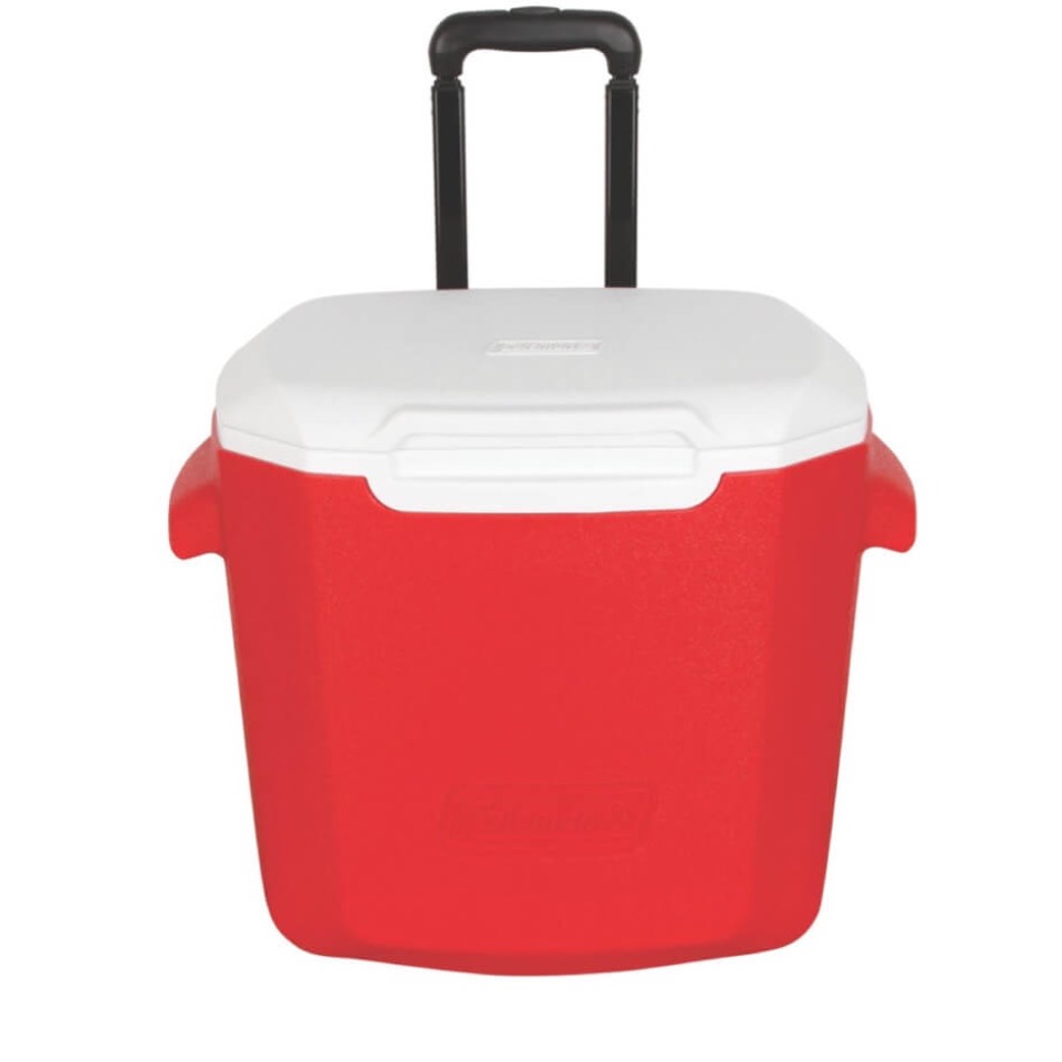 Coleman Hielera con ruedas Performance - 28Qt - Roja