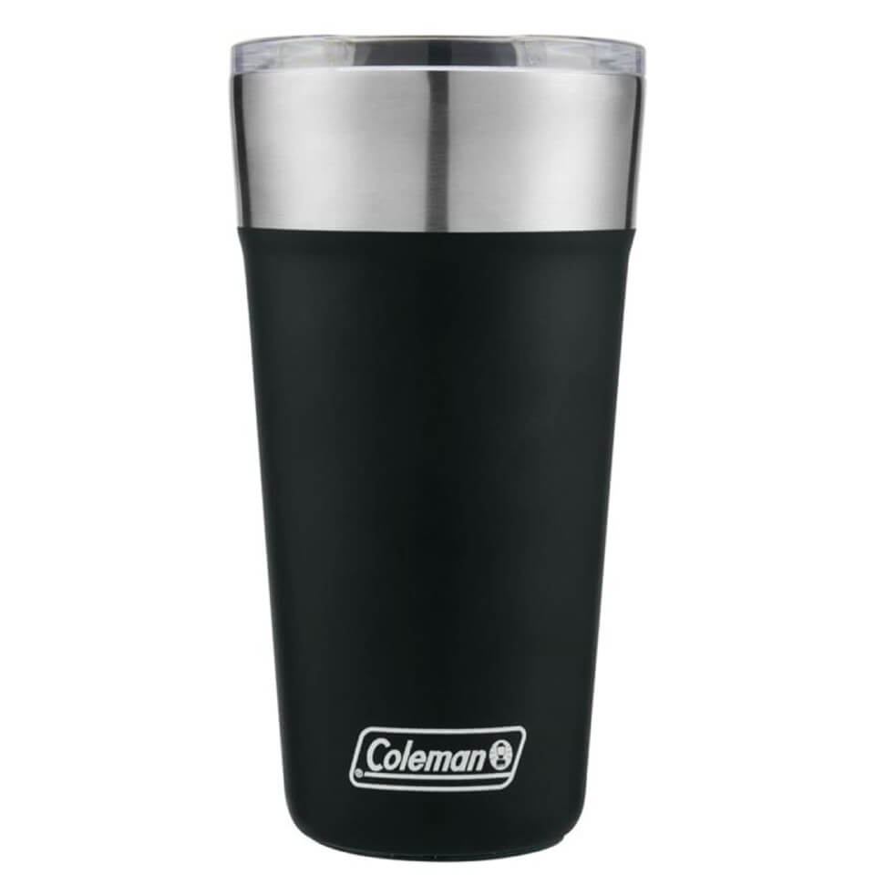 Coleman Vaso térmico de acero inoxidable Brew - 20 onzas - Negro