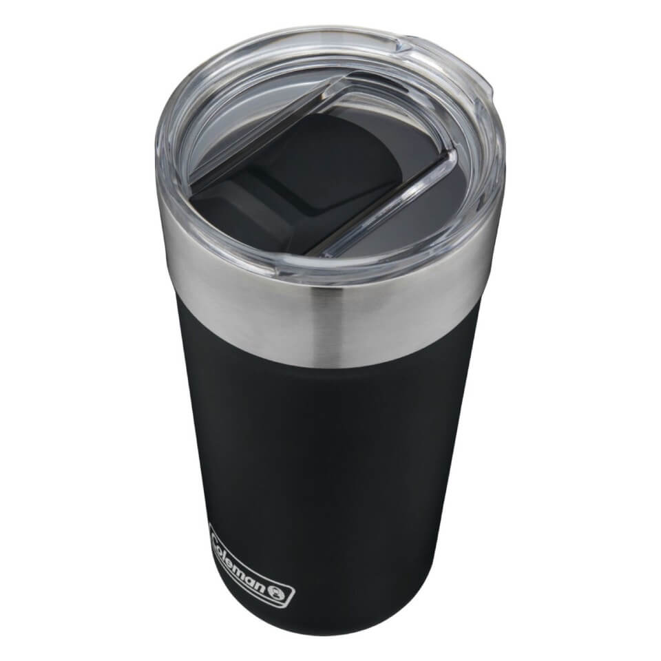 Coleman Vaso térmico de acero inoxidable Brew - 20 onzas - Negro - Imagen 2