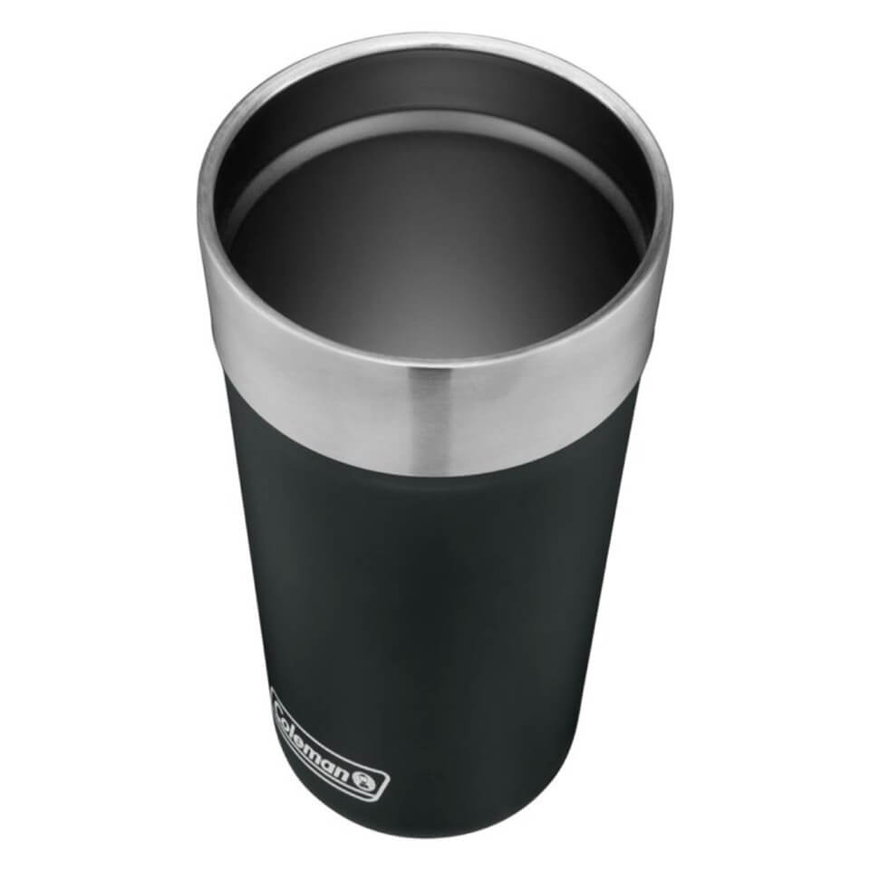 Coleman Vaso térmico de acero inoxidable Brew - 20 onzas - Negro - Imagen 3