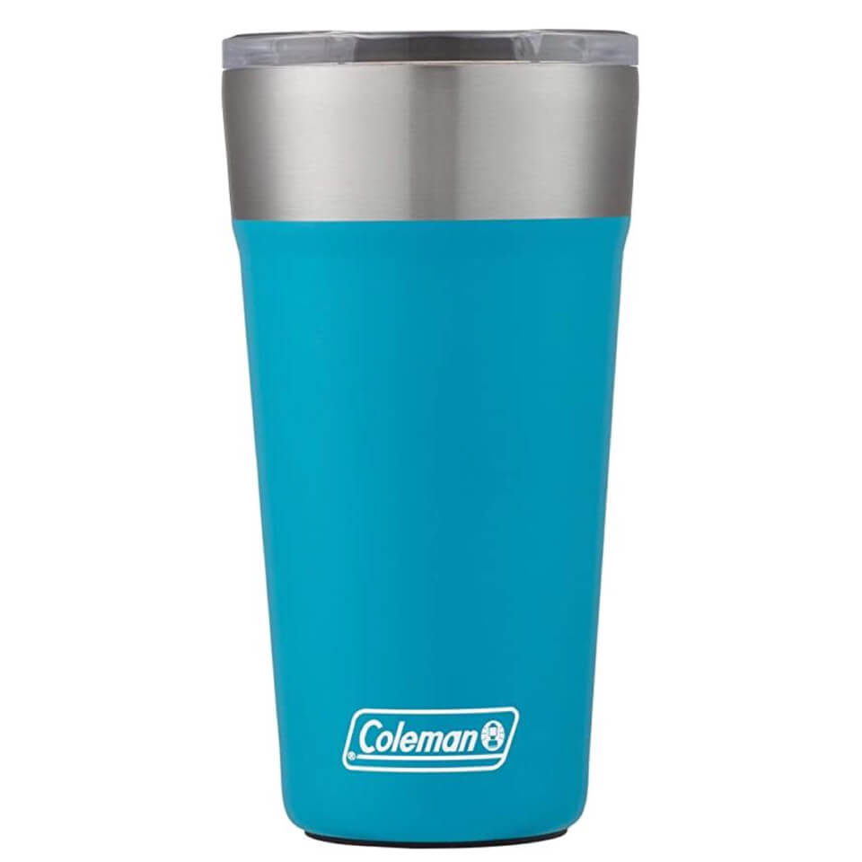 Coleman Vaso térmico de acero inoxidable Brew - 20 onzas - Celeste