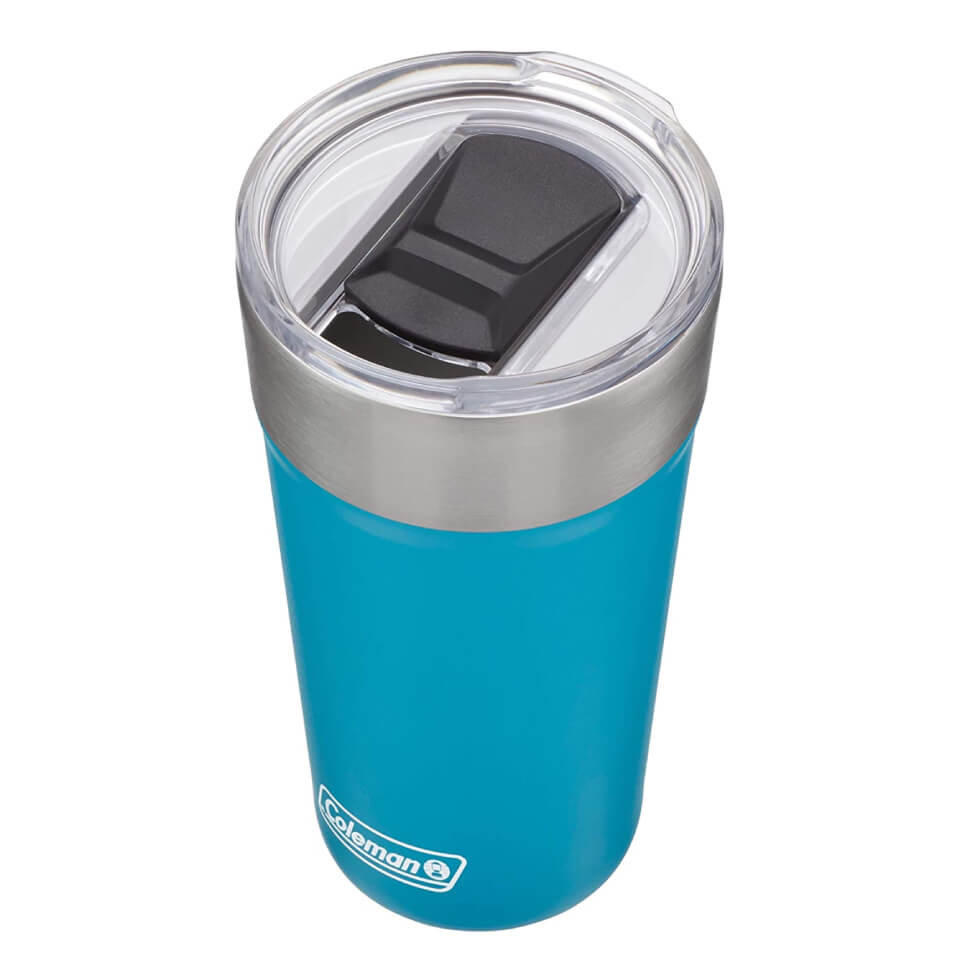 Coleman Vaso térmico de acero inoxidable Brew - 20 onzas - Celeste - Imagen 2