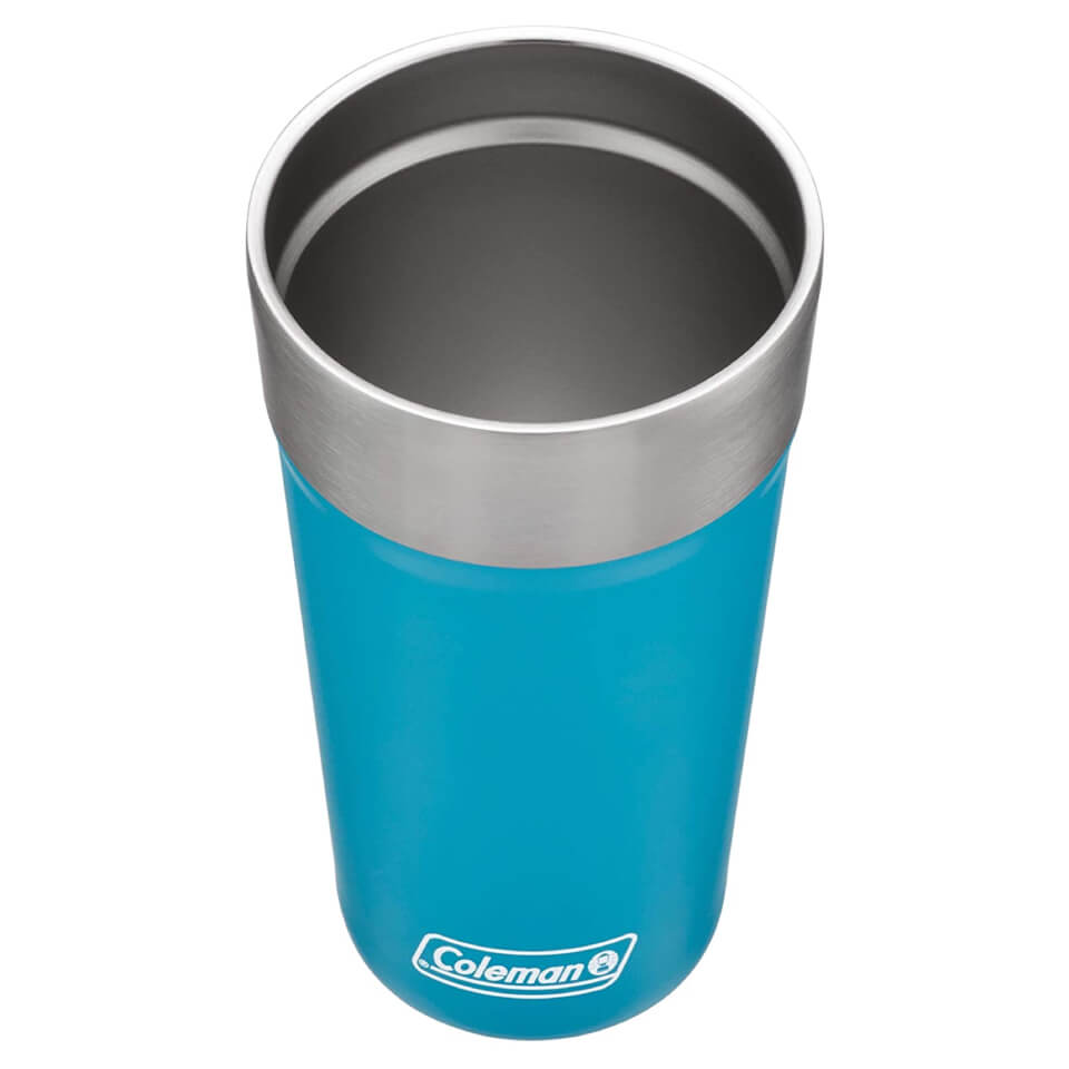 Coleman Vaso térmico de acero inoxidable Brew - 20 onzas - Celeste - Imagen 3