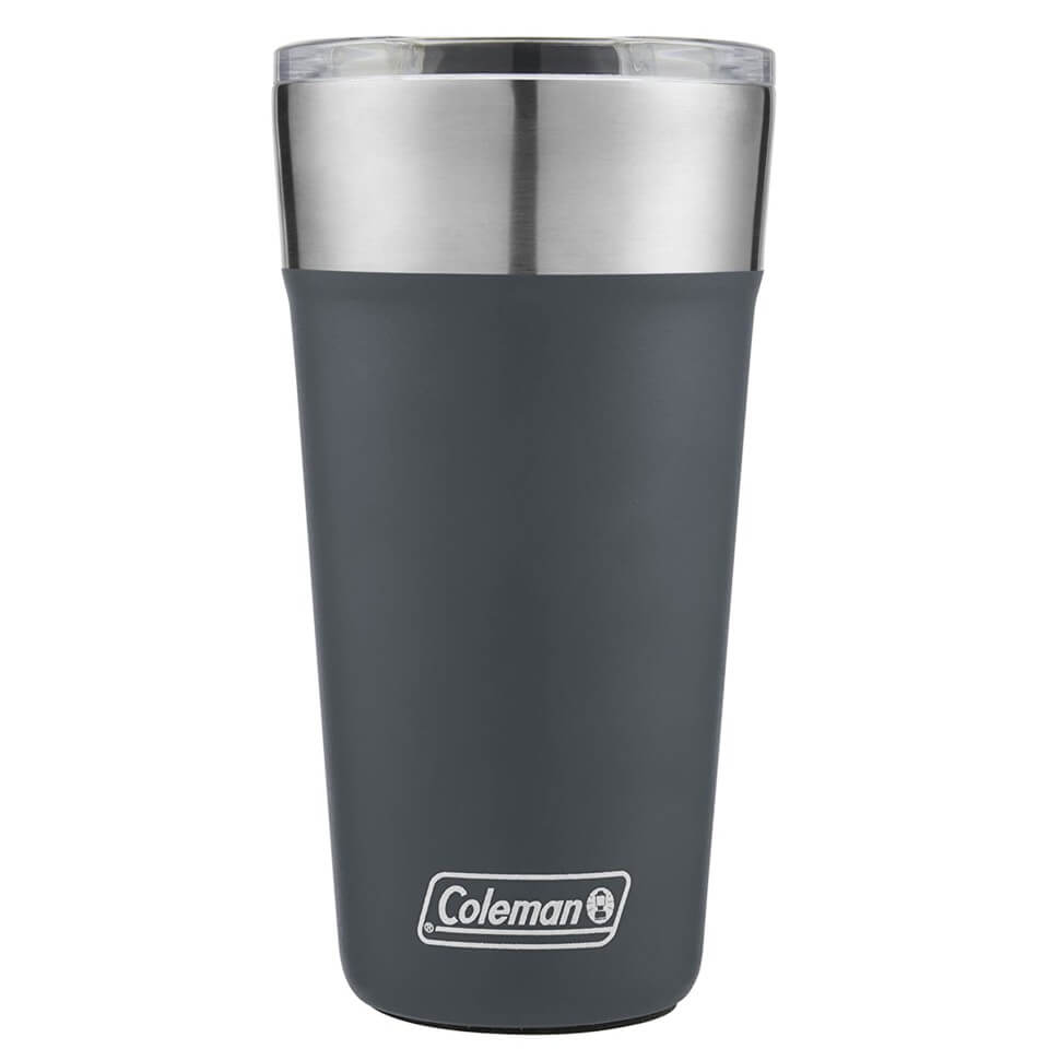 Coleman Vaso térmico de acero inoxidable Brew - 20 onzas - Gris