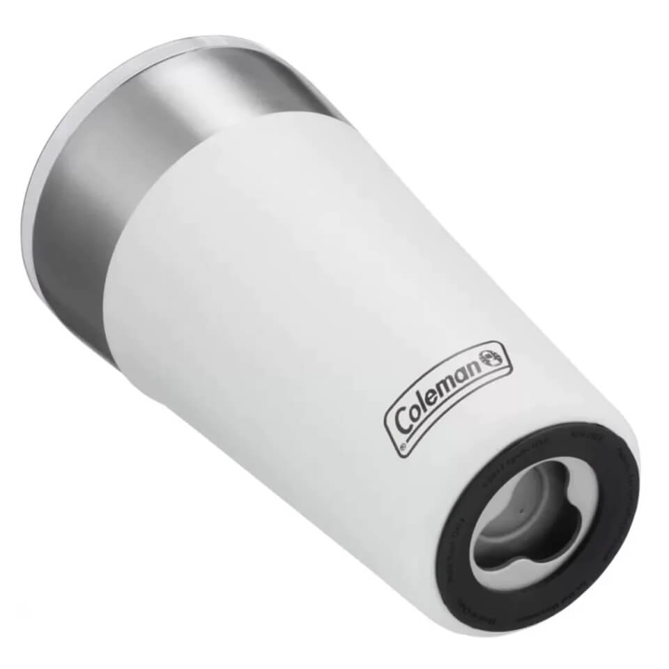 Coleman Vaso térmico de acero inoxidable Brew - 20 onzas - Blanco - Imagen 3