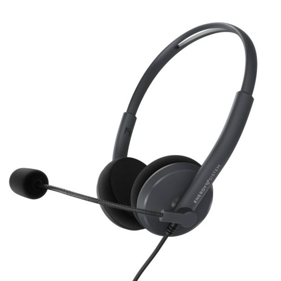 Energy Sistem Audífonos Oficina Headset Office 2 Anthracite