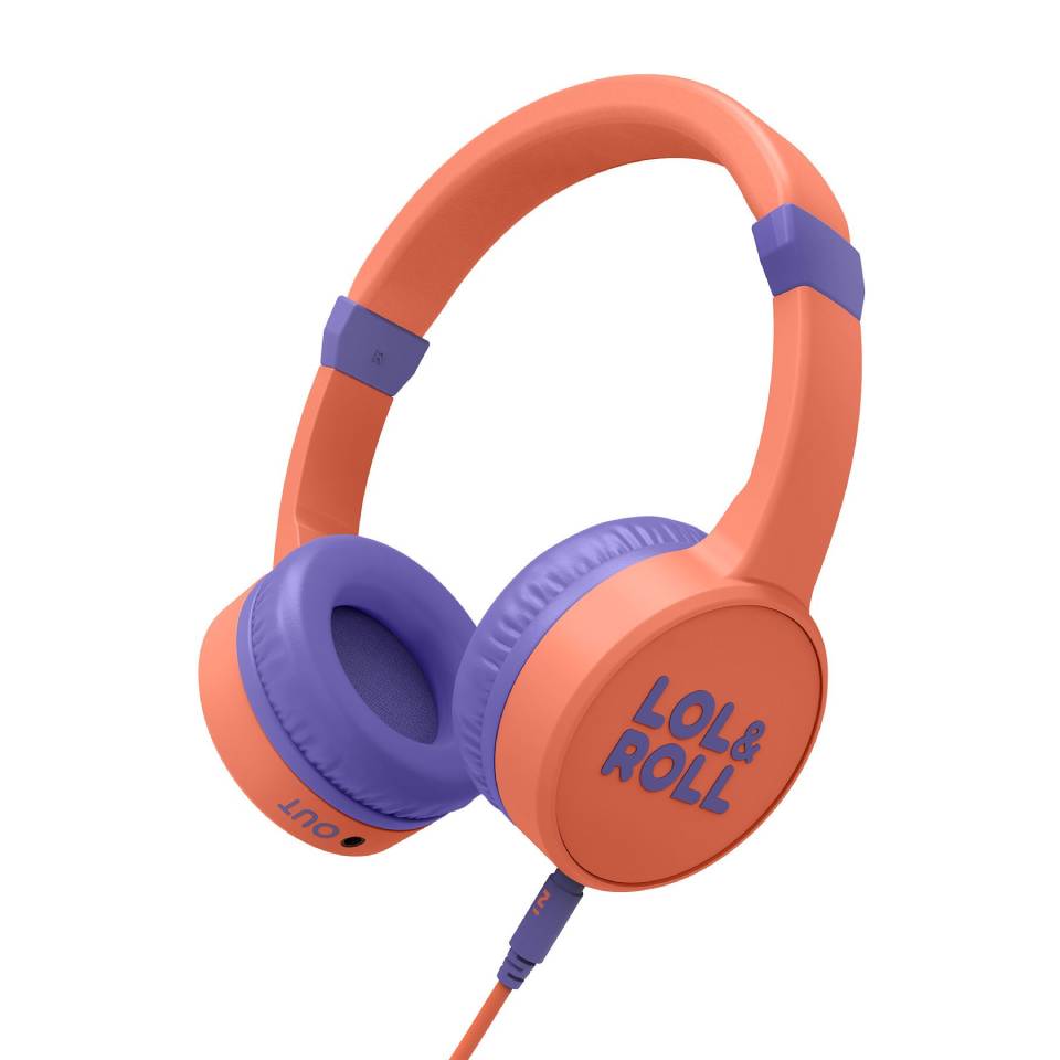 Energy Sistem Audífonos de diadema Lol&Roll Pop para Niños - Naranja