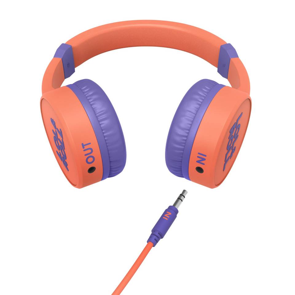 Energy Sistem Audífonos de diadema Lol&Roll Pop para Niños - Naranja - Imagen 4