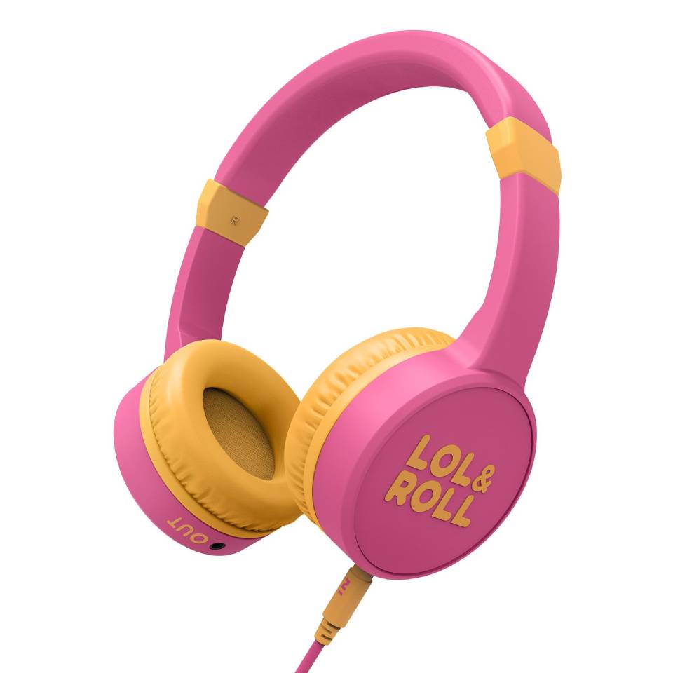 Energy Sistem Audífonos de diadema Lol&Roll Pop para Niños - Rosado
