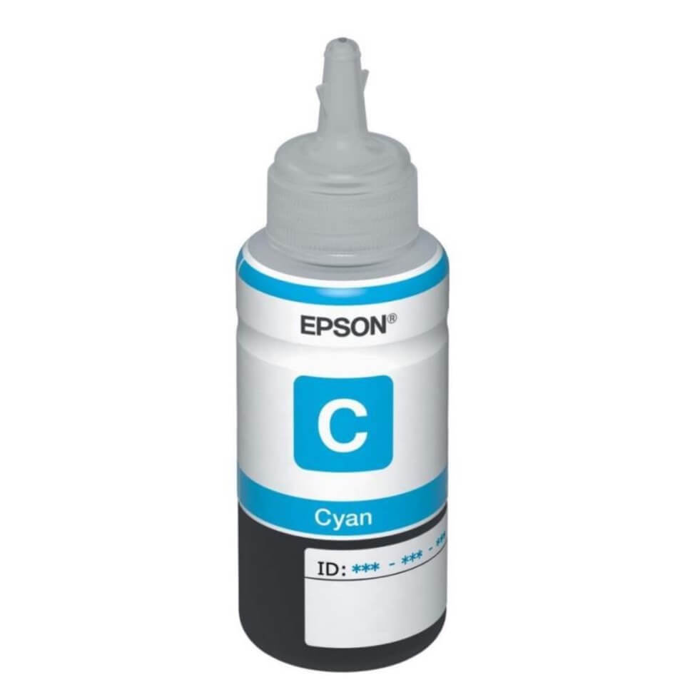 Epson Botella de tinta T664 - 70 ml - Cián