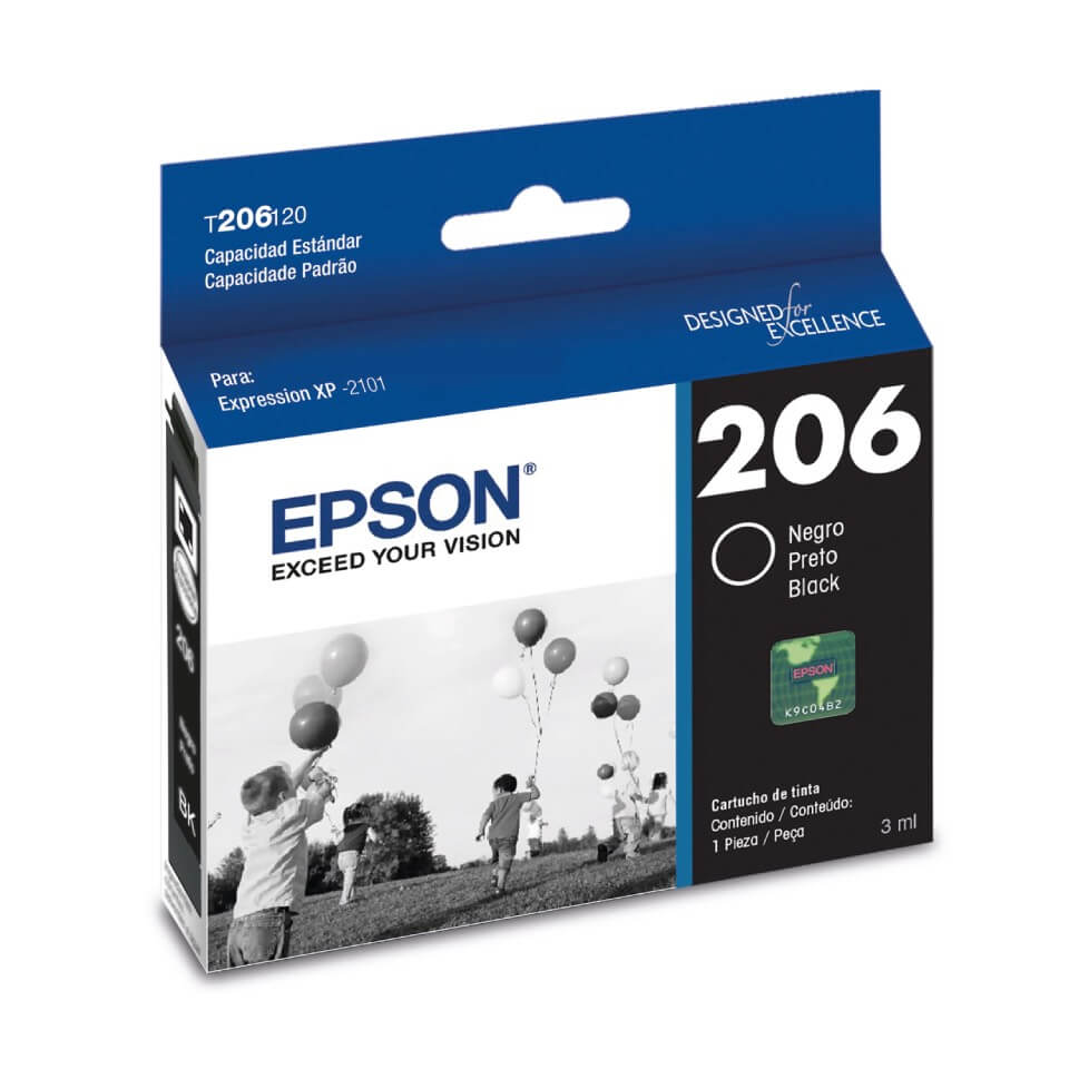 Epson Cartucho de tinta T206 - Negro