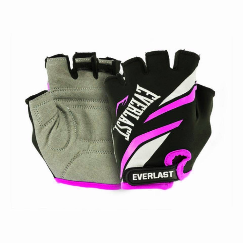 Everlast Guantes para Ciclismo Morado Large