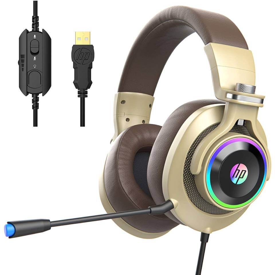 HP Audífonos Gaming H500GS/GLD
