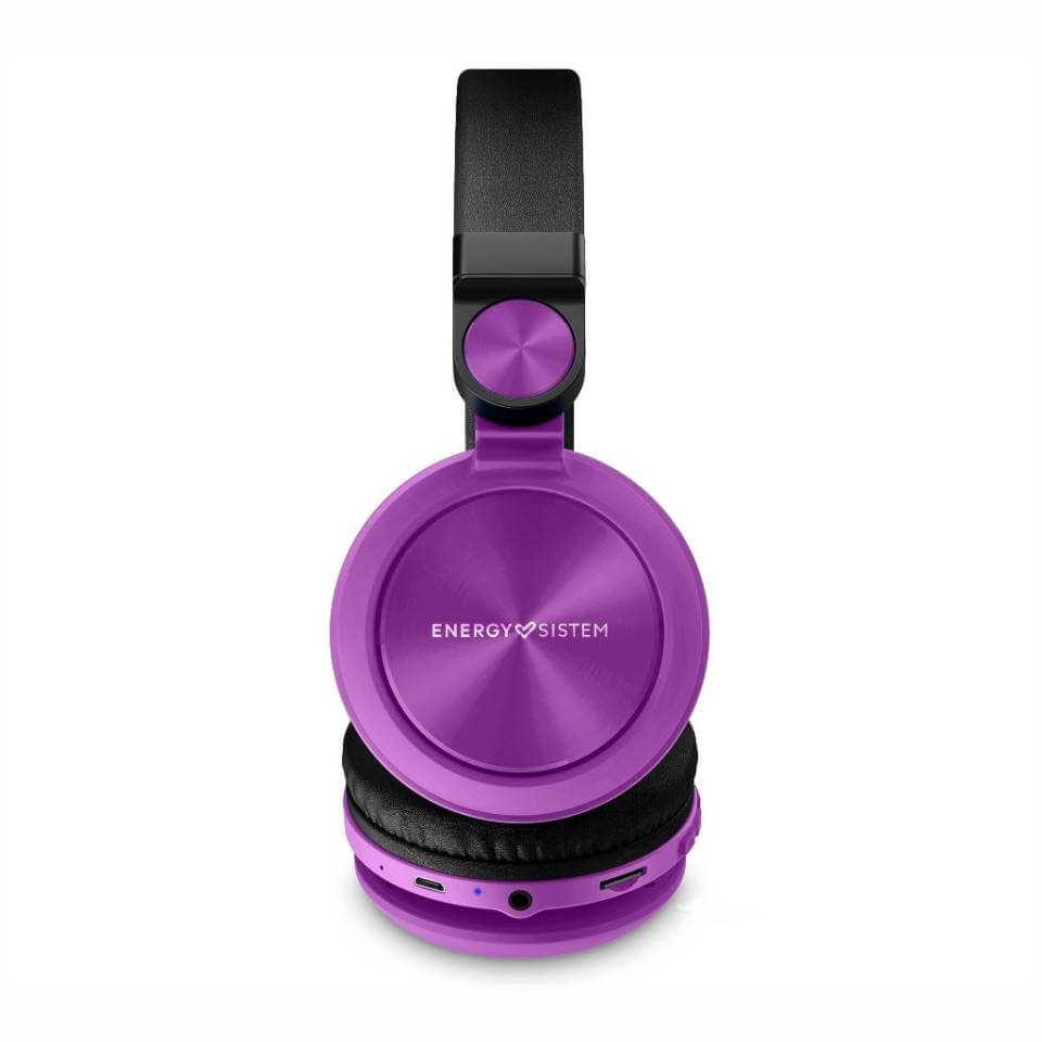 Energy Sistem Audífonos BT Urban 2 Radio - Morado - Imagen 3