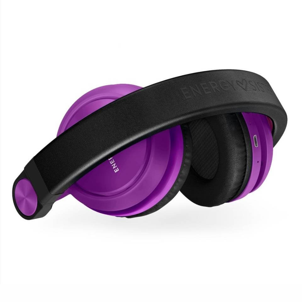 Energy Sistem Audífonos BT Urban 2 Radio - Morado - Imagen 4