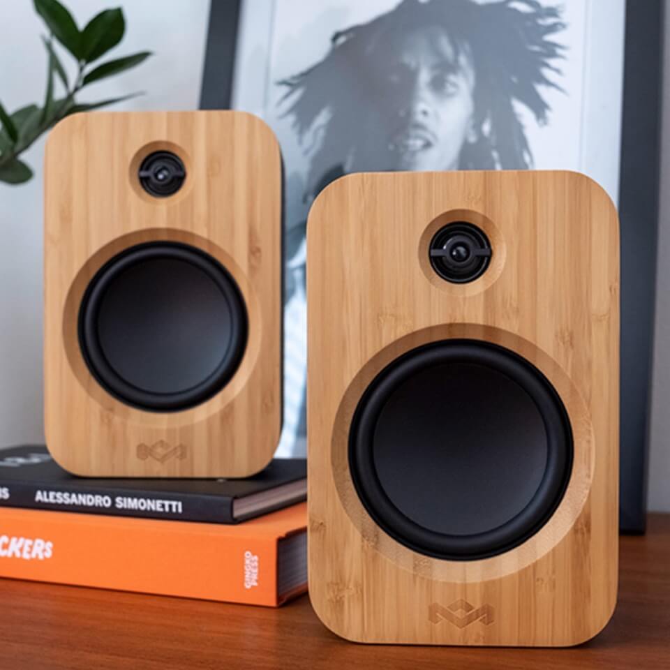 House of Marley Parlantes bluetooth Get Together Duo - Beige/Negro - Imagen 3