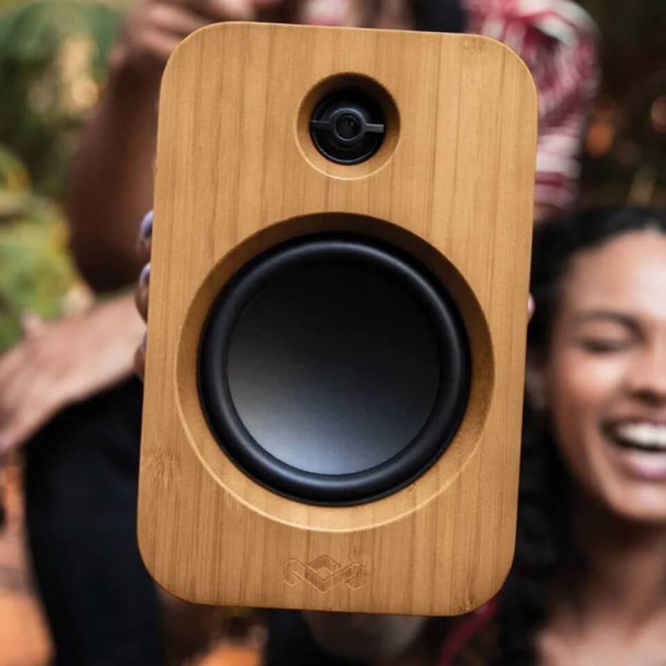 House of Marley Parlantes bluetooth Get Together Duo - Beige/Negro - Imagen 4