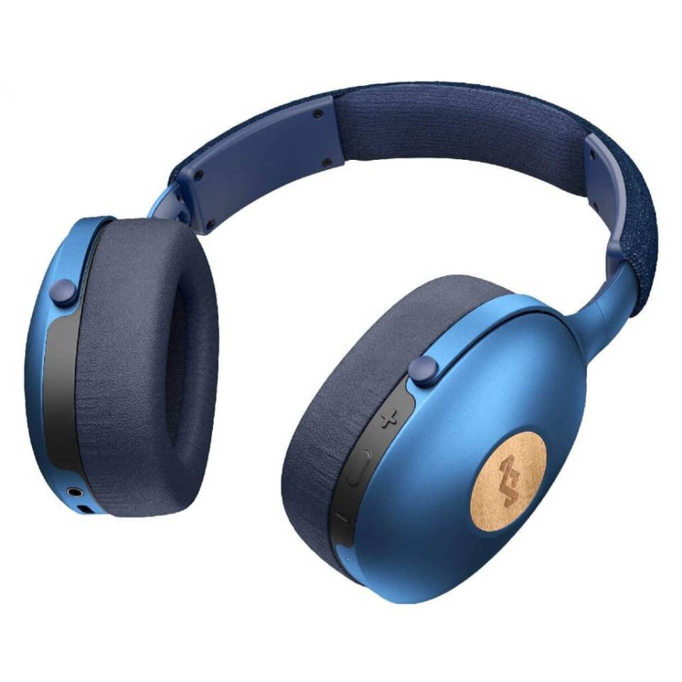 House of Marley Audífonos Diadema Inalámbricos Positive Vibration XL Azul - Imagen 2