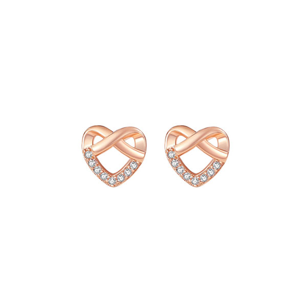 Aretes Corazones Infinito