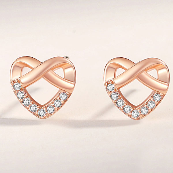 Aretes Corazones Infinito - Imagen 3