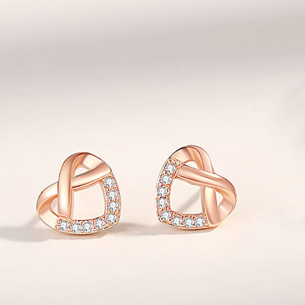 Aretes Corazones Infinito - Imagen 2