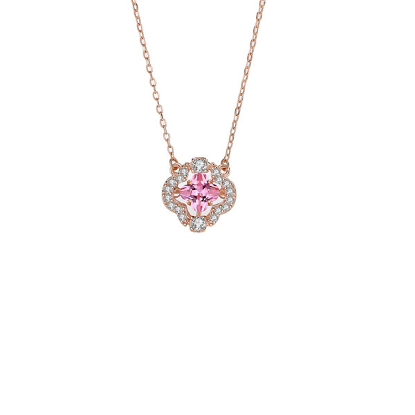 Collar Destello Rosa