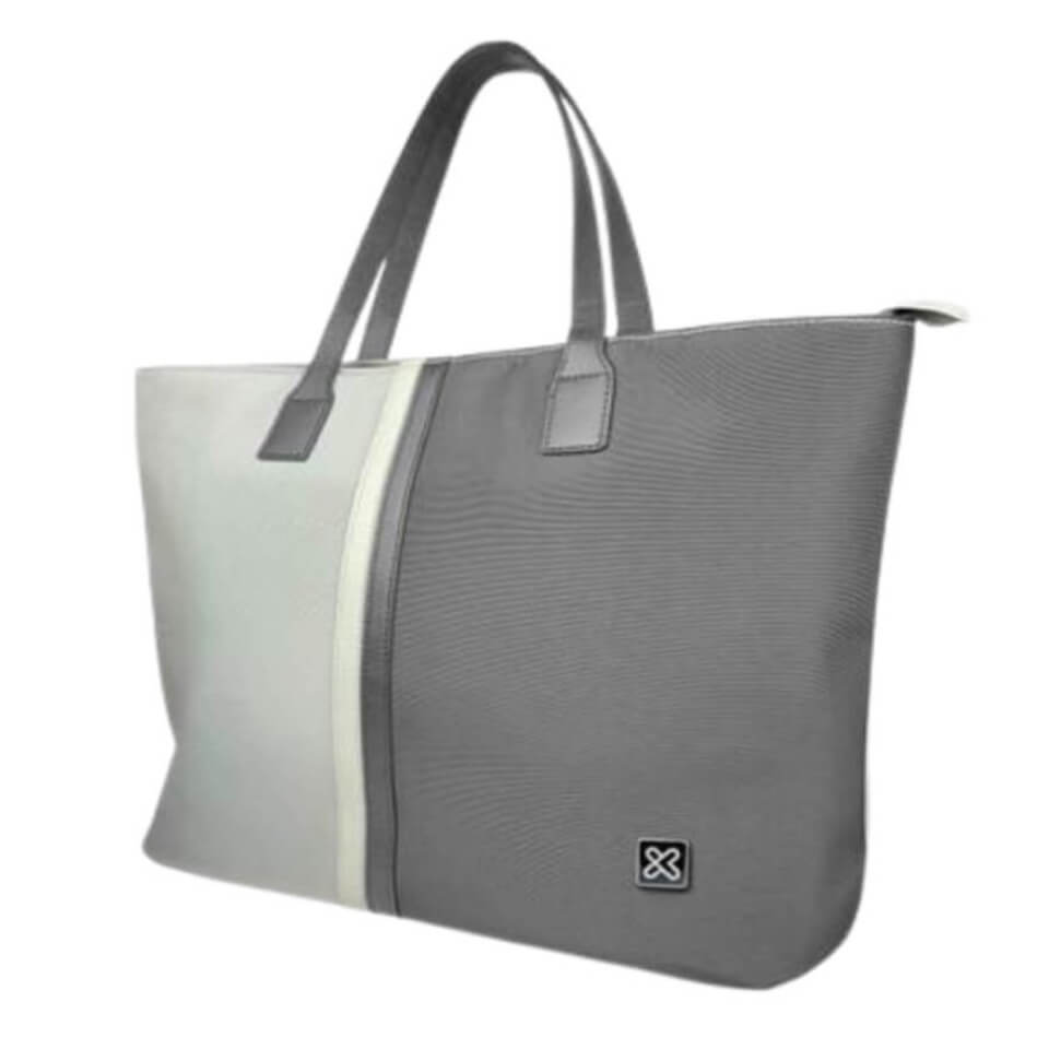 Klip Xtreme Bolso para laptop Capri - 15.6" - Gris/Blanco