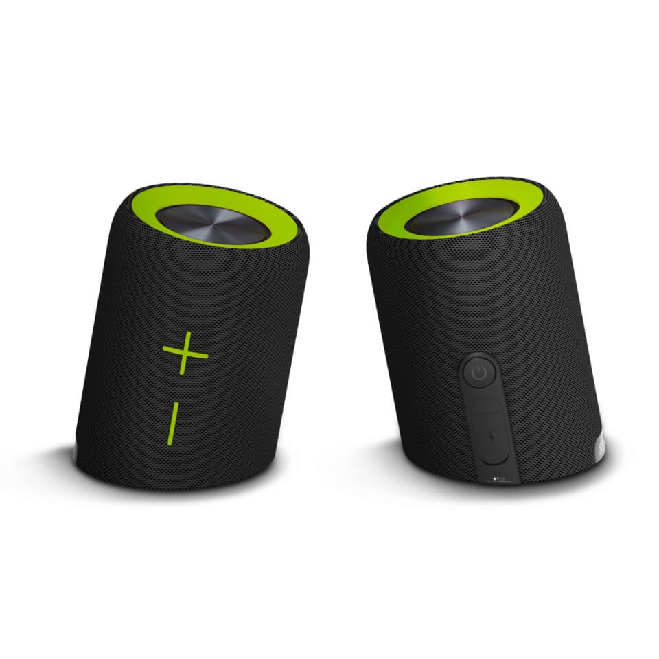 Klip Xtreme Parlante portátil 2en1 Vibe 360 - Negro - Imagen 2