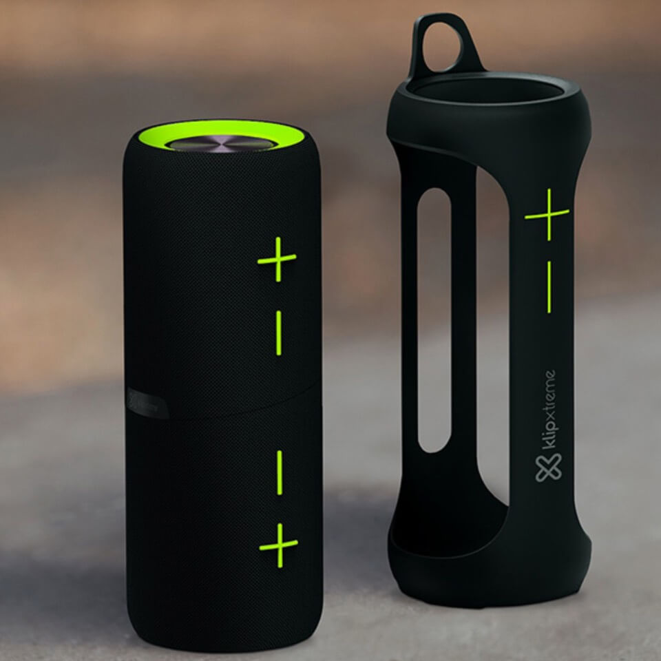 Klip Xtreme Parlante portátil 2en1 Vibe 360 - Negro - Imagen 5