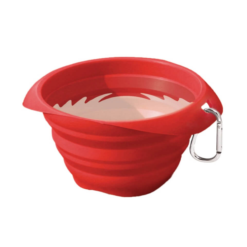 Kurgo Collaps a Bowl - Rojo