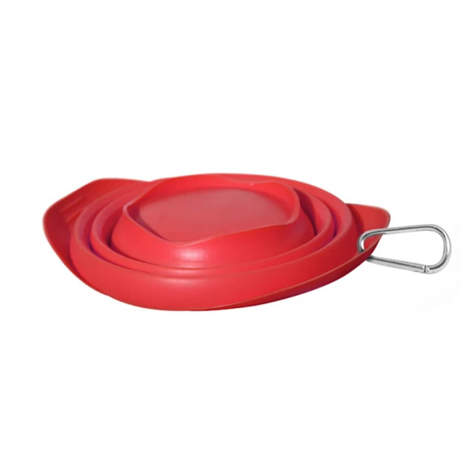Kurgo Tazón portátil colapsable para perro Collaps a Bowl - Rojo - Imagen 2