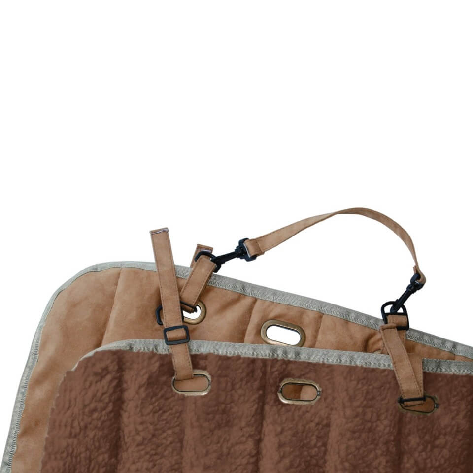 Kurgo Hamaca cubreasientos para perro Stowe - Beige/Café - Imagen 2