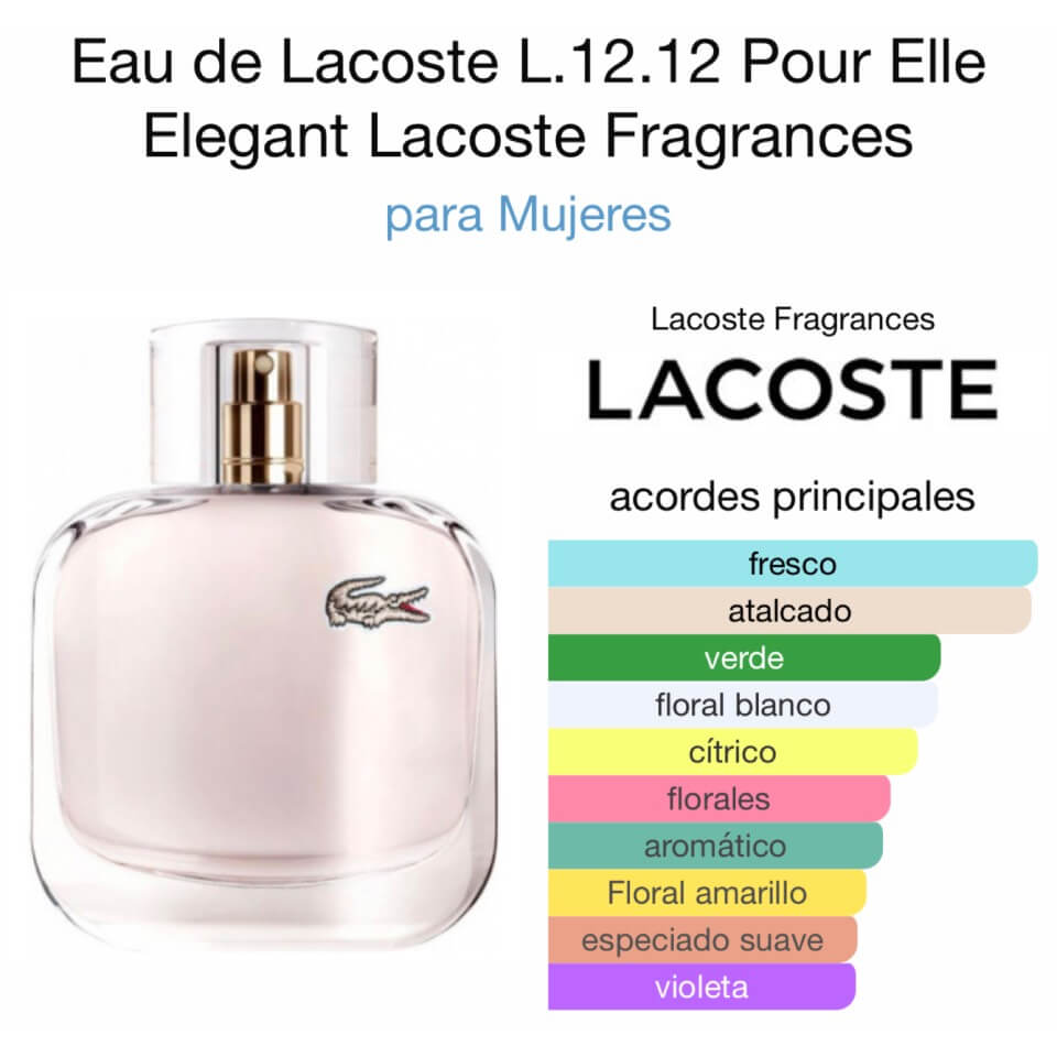 Lacoste Eau de Lacoste L.12.12 Pour Elle Elegant 50 ml - Imagen 2