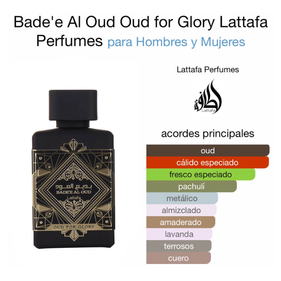 Lattafa Bade'e Al Oud for Glory Eau de Parfum 100 ml - Imagen 2
