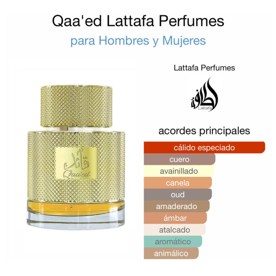 Lattafa Qaa'ed Eau de Parfum 100 ml - Imagen 2