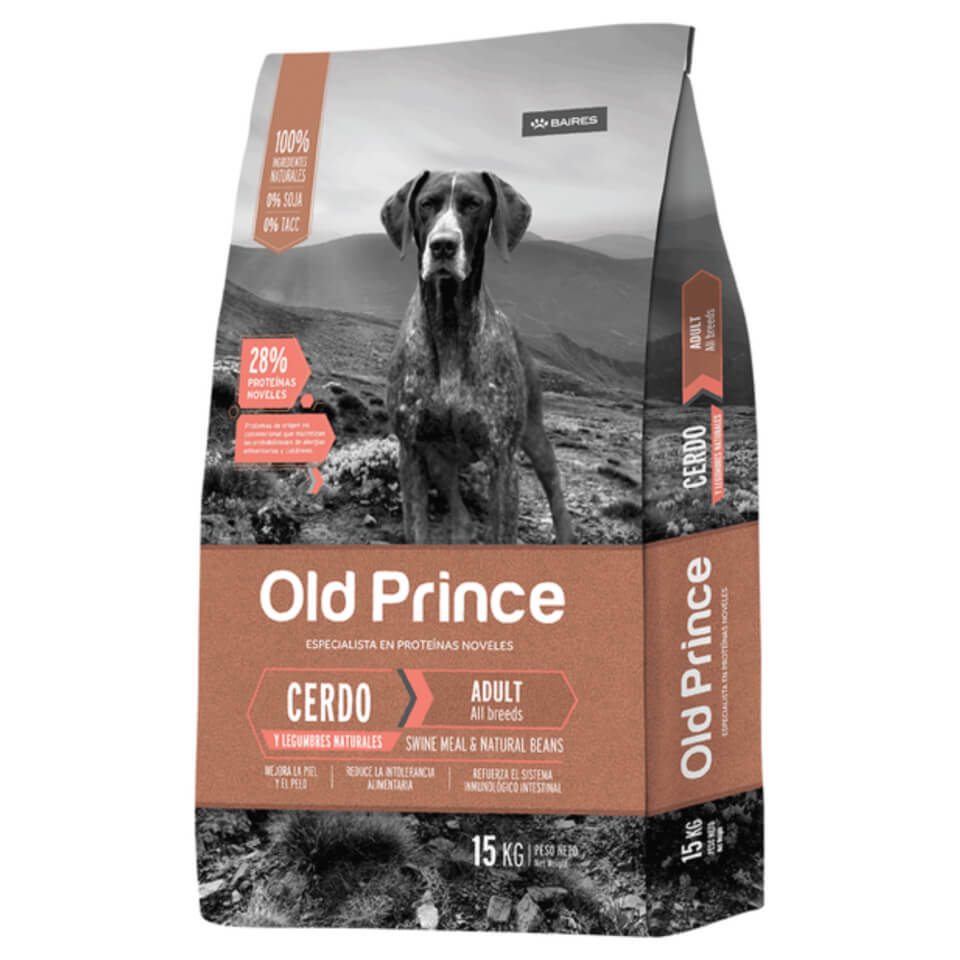 Old Prince Alimento adulto toda raza Proteína Cerdo - 15 kg