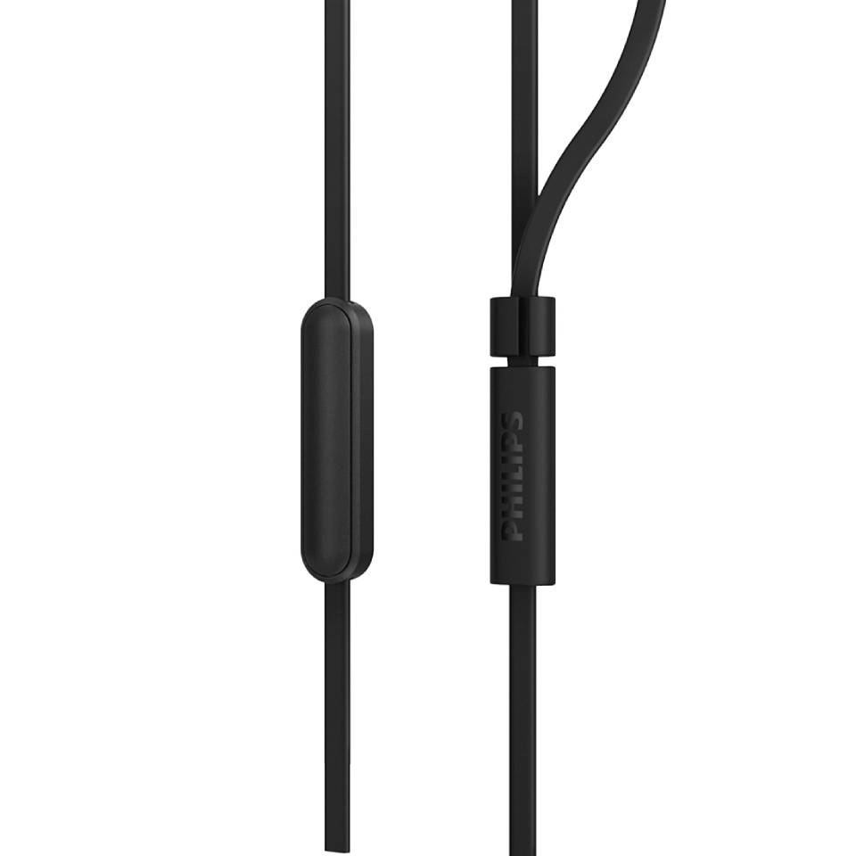 Philips Audífonos Intrauditivos TAE1105BK con Micrófono - Negro - Imagen 3
