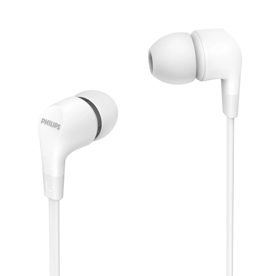 Philips Audífonos Intrauditivos TAE1105WT con Micrófono - Blanco - Imagen 2