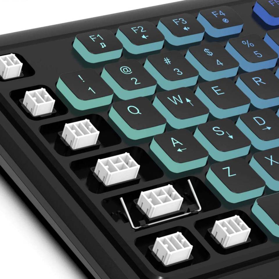 Philips Teclado Gaming SPK8264 Ultradelgado - Silencioso - iluminado - Imagen 3