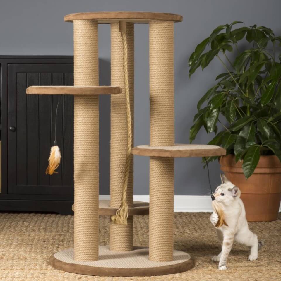 Prevue Pet Rascador para gato Scrat Post - Imagen 2