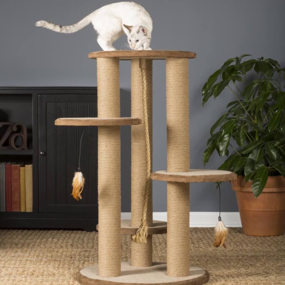 Prevue Pet Rascador para gato Scrat Post - Imagen 3