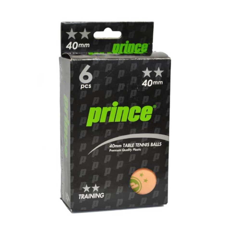 Prince Bola de Ping Pong 2 Star (6 unidades)