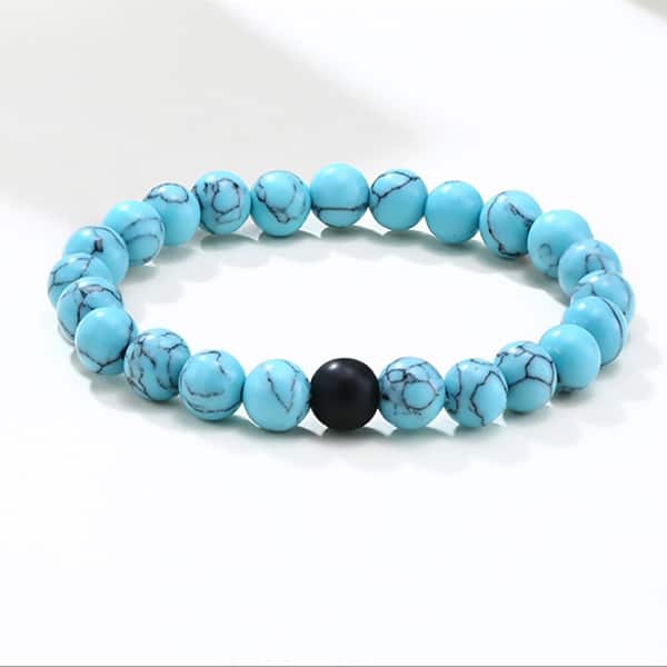 Duo Pulseras Unisex Piedras Naturales - Imagen 2